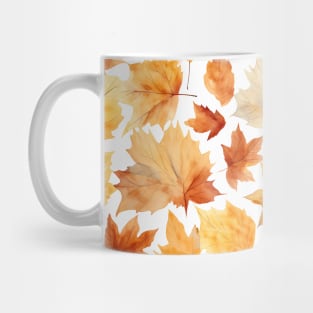 Autumnal leaves pattern #2 Mug